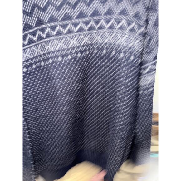Van Heusen black and gray Fair Isle pattern oversized sweater men's size large - Picture 7 of 7